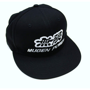 Mugen Power Flat Brim Cap Hat - Black - Official Mugen Power Merchandise