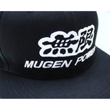 Mugen Power Flat Brim Cap Hat - Black - Official Mugen Power Merchandise