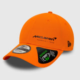 2022 McLaren F1 NEW ERA 9FORTY Essential Team Cap Hat - PAPAYA ORANGE - Genuine Mclaren F1 Merchandise