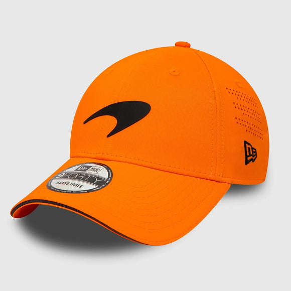 2022 McLaren F1 NEW ERA 9FORTY Replica Team Cap Hat - PAPAYA ORANGE - Genuine Mclaren F1 Merchandise