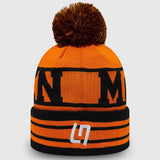 2022 McLaren F1 NEW ERA Lando Norris Replica Bobble Beanie Hat - Genuine Mclaren F1 Merchandise