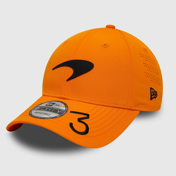 2022 McLaren F1 NEW ERA 9FORTY Replica Daniel Ricciardo Cap Hat - YOUTH - PAPAYA ORANGE - Genuine Mclaren F1 Merchandise