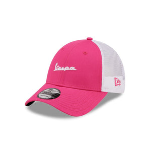 Vespa Essential 9Forty New Era Trucker Cap Hat - Official Licensed Vespa Merchandise
