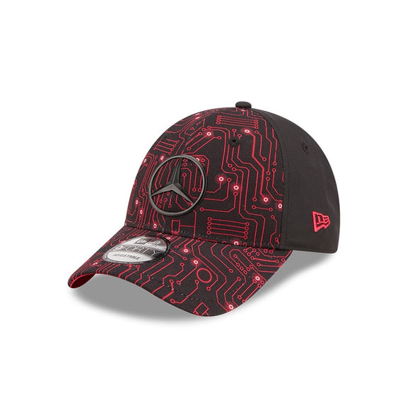 Mercedes Benz AMG Petronas eSports New Era 9Forty Baseball Cap Hat - Black / Pink - Official Licensed Mercedes Benz AMG Petronas Merchandise