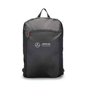 2022 Mercedes AMG Petronas F1 Packable Logo Backpack - Official Licensed Mercedes AMG Petronas Merchandise