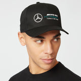 2022 Mercedes AMG Petronas F1 Team Adult Racer Baseball Hat Cap - Black - Official Licensed Mercedes AMG Petronas Motorsport Merchandise