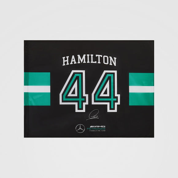 Mercedes AMG Petronas F1 Lewis Hamilton #44 Flag - Official Licensed Mercedes AMG Petronas Merchandise