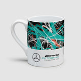2022 Mercedes AMG Petronas F1 Gift Boxed Graffiti Design Team Mug - Official Licensed Mercedes AMG Petronas Merchandise