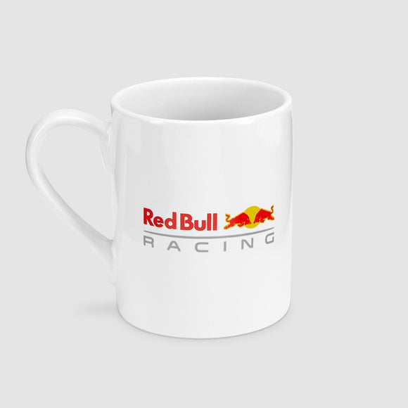 Red Bull Racing Logo Mug (310ml) - White - Official Licensed Fan Wear