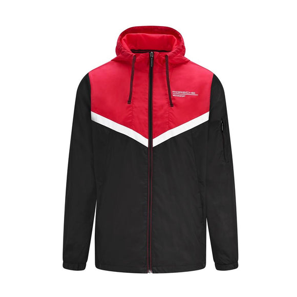 Porsche Motorsport Unisex Windbreaker - BLACK - Official Licensed Fan Wear