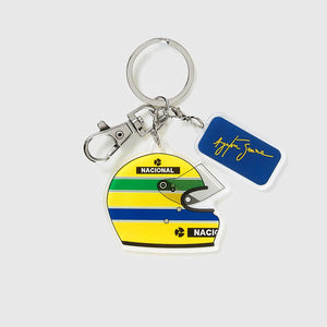 2021 Ayrton Senna Helmet Keyring - Official Merchandise