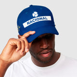 Ayrton Senna Nacional Baseball Cap Hat - Blue - Official Merchandise