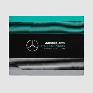 Mercedes AMG Petronas F1 Team Stripe Logo Flag Banner - Official Licensed Mercedes AMG Petronas Merchandise