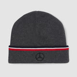 2022 MERCEDES AMG Petronas F1 Replica Team Beanie Hat Adults - GREY - Official Licensed Mercedes AMG Petronas Merchandise