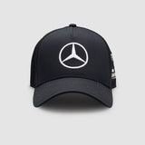 2022 Mercedes AMG Petronas F1 Team Lewis Hamilton Trucker Hat Cap - BLACK - Official Licensed Mercedes AMG Petronas Motorsport Merchandise