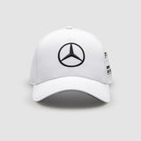 2022 Mercedes AMG Petronas F1 Team Lewis Hamilton Trucker Hat Cap - WHITE - Official Licensed Mercedes AMG Petronas Motorsport Merchandise