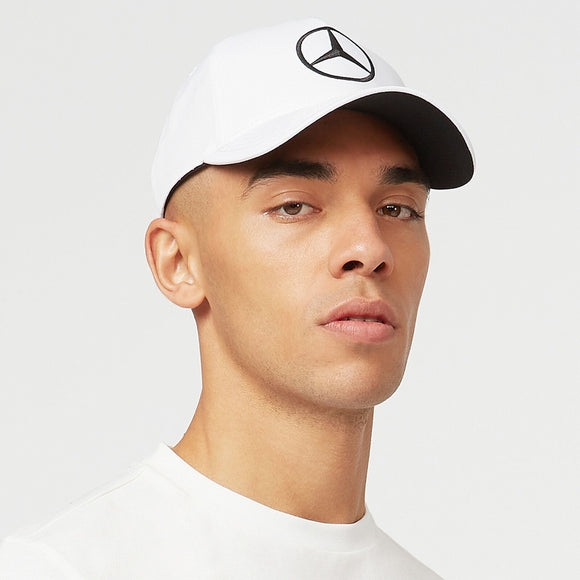 2022 Mercedes AMG Petronas F1 Team Lewis Hamilton Baseball Hat Cap - WHITE - Official Licensed Mercedes AMG Petronas Motorsport Merchandise