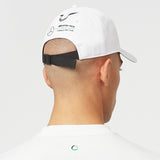 2022 Mercedes AMG Petronas F1 Team Lewis Hamilton Baseball Hat Cap - WHITE - Official Licensed Mercedes AMG Petronas Motorsport Merchandise