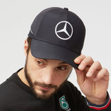 2022 Mercedes AMG Petronas F1 Team Baseball Hat Cap - BLACK - Official Licensed Mercedes AMG Petronas Motorsport Merchandise