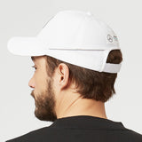 2022 Mercedes AMG Petronas F1 Team Baseball Hat Cap - WHITE - Official Licensed Mercedes AMG Petronas Motorsport Merchandise