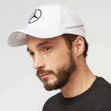 2022 Mercedes AMG Petronas F1 Team Baseball Hat Cap - WHITE - Official Licensed Mercedes AMG Petronas Motorsport Merchandise