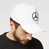 2022 Mercedes AMG Petronas F1 Team Baseball Hat Cap - WHITE - Official Licensed Mercedes AMG Petronas Motorsport Merchandise