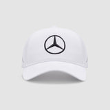2022 Mercedes AMG Petronas F1 Team Baseball Hat Cap - WHITE - Official Licensed Mercedes AMG Petronas Motorsport Merchandise