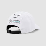 2022 Mercedes AMG Petronas F1 Team Lewis Hamilton KIDS Baseball Hat Cap - WHITE - Official Licensed Mercedes AMG Petronas Motorsport Merchandise