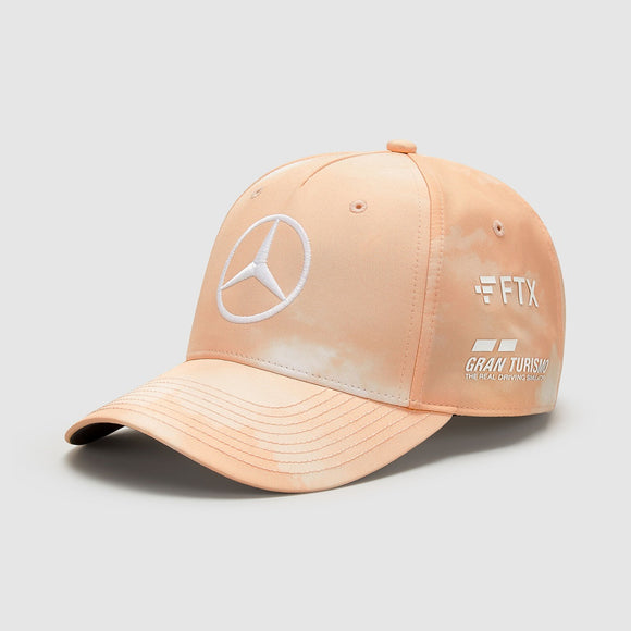 2022 Mercedes AMG Petronas F1 Team Lewis Hamilton Singapore GP Race Baseball Hat Cap - Official Merchandise