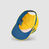 Ayrton Senna Stripe Baseball Cap Hat - Yellow - Official Merchandise