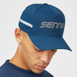 Ayrton Senna Race Baseball Cap Hat - Blue - Official Merchandise
