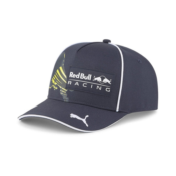 2022 Red Bull Racing ADULTS Sergio Perez Graphic Baseball Cap Hat - Navy - Official Licensed Fan Wear