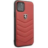 Official Scuderia Ferrari Genuine Leather Phone Case Cover - for iPhone 11 Pro - Red