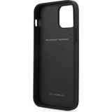 Official Scuderia Ferrari Genuine Perforated Leather Phone Case Cover - for iPhone 12/12 Pro - Red