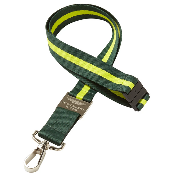 Aston Martin Racing Le Mans Team Lanyard - Green / Lime - Official Licensed Merchandise