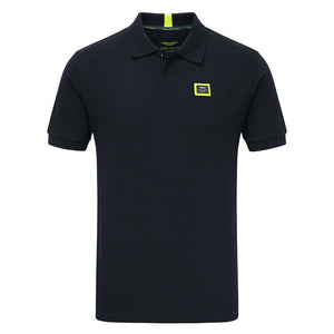 Aston Martin Racing Mens Team Travel Polo Shirt - Navy -Official AMR Merchandise