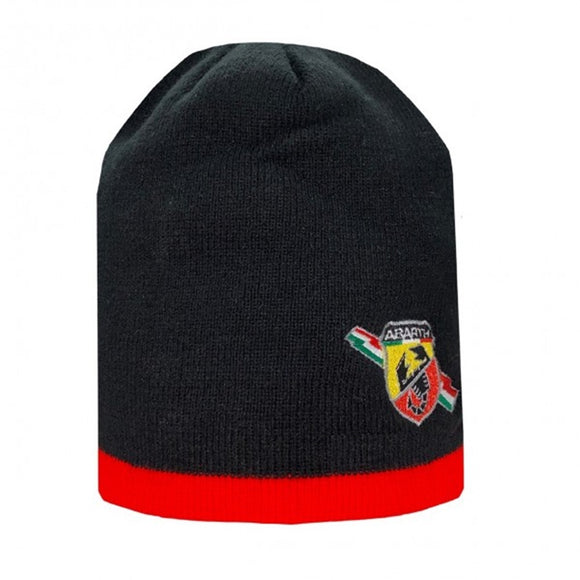 Abarth Corse Team Beanie Winter Hat - Black - Official Licensed Replica Team Wear