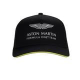 Aston Martin Cognizant F1 Team Cap Hat - BLACK - Official AMCF1 Merchandise