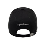 Alfa Romeo Lifestyle Emblem Baseball Cap Hat - Black - Official Merchandise