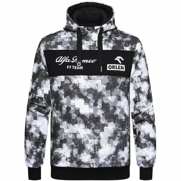 2022 Alfa Romeo Orlen Racing Team F1 Camouflage Hoodie - Official Licensed Apparel