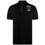Alfa Romeo Orlen Racing F1 Essential Polo Shirt - BLACK - Official Merchandise
