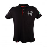 Alfa Romeo Orlen Racing F1 Silver Tribute Polo Shirt - BLACK - Official Apparel