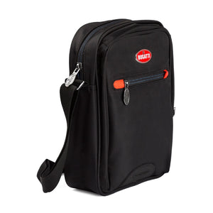 Bugatti Travel Line Shoulder Bag - Black - Official Licensed Merchandise