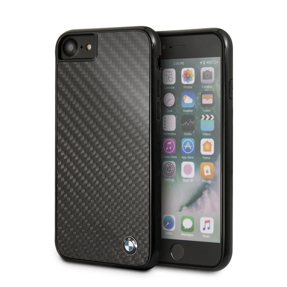 Genuine BMW Hard Back Carbon Fibre Case for iPhone 8 / 7 / 6S / 6 - Get FNKD - Licenced Automotive Apparel & Accessories