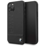 Official BMW Genuine Leather Embossed Phone Case Cover - for iPhone 11 Pro - Black - Get FNKD - Licenced Automotive Apparel & Accessories