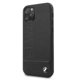 Official BMW Genuine Leather Embossed Phone Case Cover - for iPhone 11 Pro - Black - Get FNKD - Licenced Automotive Apparel & Accessories