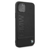 Official BMW Genuine Leather Embossed Phone Case Cover - for iPhone 11 Pro - Black - Get FNKD - Licenced Automotive Apparel & Accessories