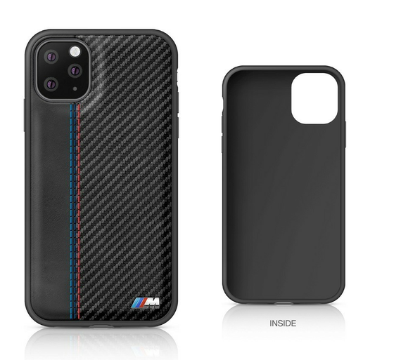 Official BMW M Sport Carbon Impact Phone Case Cover - for iPhone 11 Pro - Black - Get FNKD - Licenced Automotive Apparel & Accessories