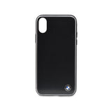 Genuine BMW Hard Back Brushed Aluminium Case for iPhone X / XS – Satin Black - Get FNKD - Licenced Automotive Apparel & Accessories
