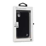 Genuine BMW Hard Back Brushed Aluminium Case for iPhone X / XS – Satin Black - Get FNKD - Licenced Automotive Apparel & Accessories